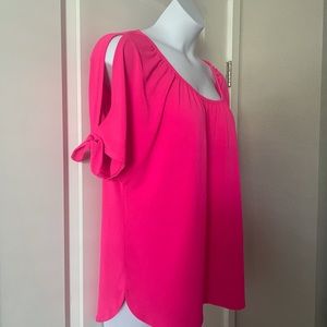 INC Florescent Pink Blouse